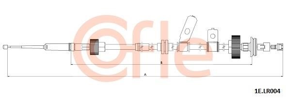 Cofle 92.1E.LR004 Cable Pull, parking brake 921ELR004: Buy near me in Poland at 2407.PL - Good price!
