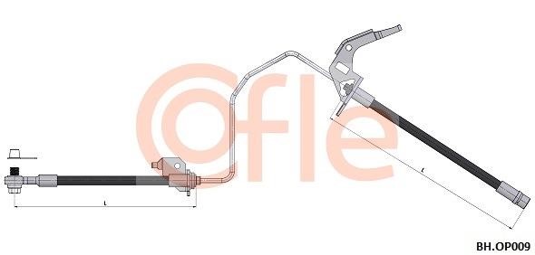 Cofle 92.BH.OP009 Brake Hose 92BHOP009: Buy near me in Poland at 2407.PL - Good price!