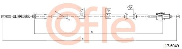Cofle 92.17.6049 Seilzug, feststellbremse 92176049: Kaufen Sie zu einem guten Preis in Polen bei 2407.PL!