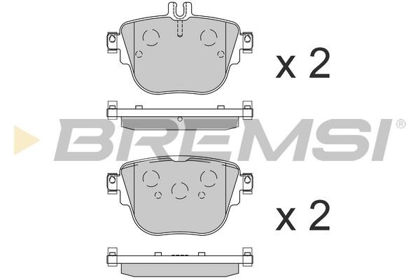 Bremsi BP3859 Brake Pad Set, disc brake BP3859: Buy near me at 2407.PL in Poland at an Affordable price!