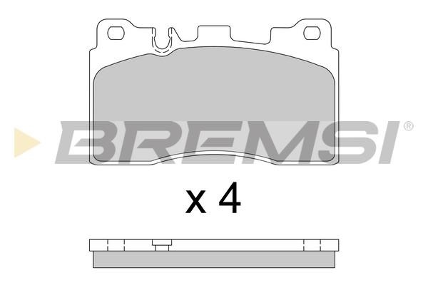 Bremsi BP3778 Brake Pad Set, disc brake BP3778: Buy near me in Poland at 2407.PL - Good price!