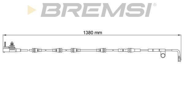 Bremsi WI0783 Датчик износа тормозных колодок WI0783: Отличная цена - Купить в Польше на 2407.PL!