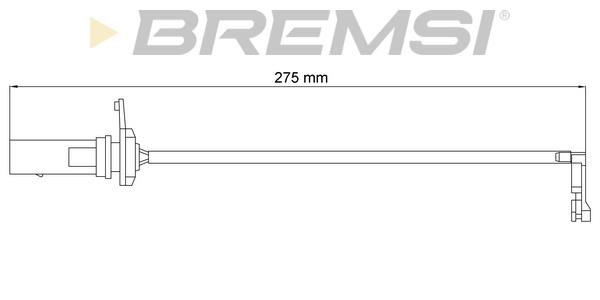Bremsi WI0951 Warning contact, brake pad wear WI0951: Buy near me in Poland at 2407.PL - Good price!