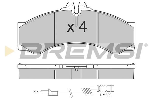 Bremsi BP2681TR Brake Pad Set, disc brake BP2681TR: Buy near me in Poland at 2407.PL - Good price!
