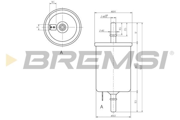 Bremsi FE0844 Fuel filter FE0844: Buy near me in Poland at 2407.PL - Good price!