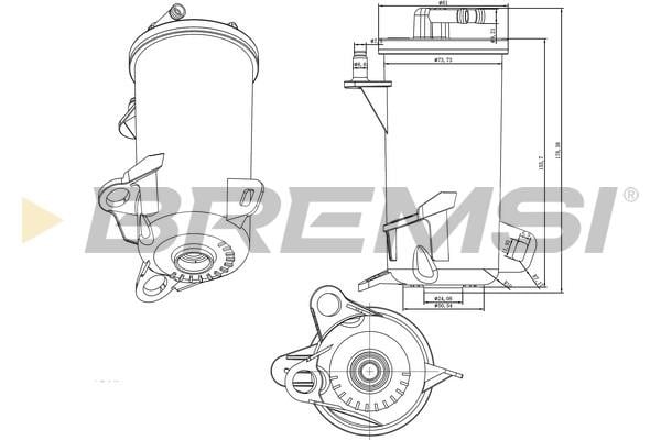Bremsi FE0813 Fuel filter FE0813: Buy near me at 2407.PL in Poland at an Affordable price!