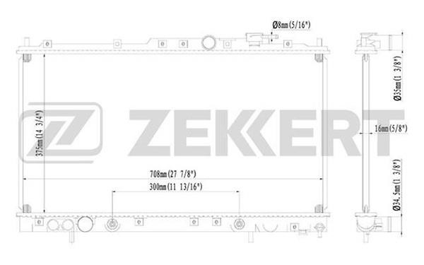 Zekkert MK-1211 Теплообменник MK1211: Отличная цена - Купить в Польше на 2407.PL!
