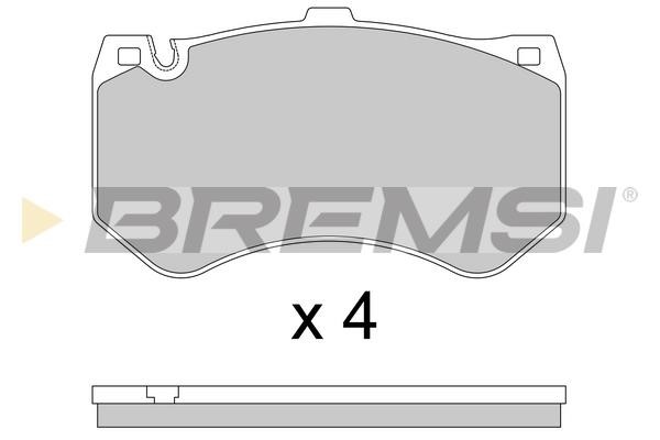 Bremsi BP3779 Brake Pad Set, disc brake BP3779: Buy near me in Poland at 2407.PL - Good price!