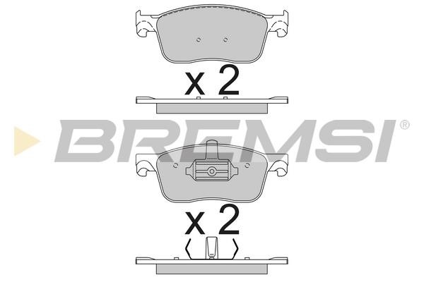 Bremsi BP3789 Brake Pad Set, disc brake BP3789: Buy near me in Poland at 2407.PL - Good price!