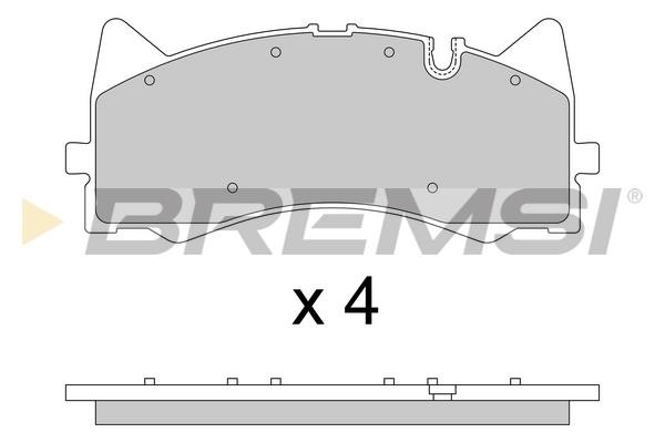 Bremsi BP3781 Тормозные колодки дисковые, комплект BP3781: Отличная цена - Купить в Польше на 2407.PL!