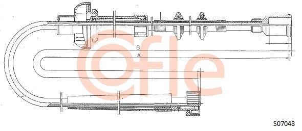 Cofle 92.S07048 Tacho Shaft 92S07048: Buy near me in Poland at 2407.PL - Good price!