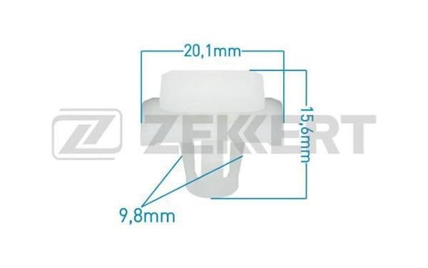 Zekkert BE-1154 Clip, trim/protective strip BE1154: Buy near me in Poland at 2407.PL - Good price!