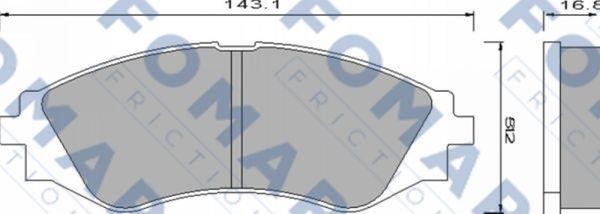 Fomar friction FO 649781 Klocki hamulcowe, zestaw FO649781: Dobra cena w Polsce na 2407.PL - Kup Teraz!