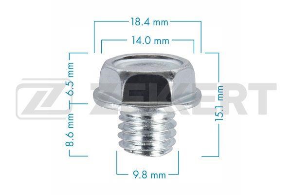 Zekkert BE-3574 Sump plug BE3574: Buy near me at 2407.PL in Poland at an Affordable price!