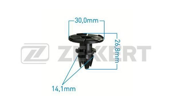 Zekkert BE-1753 Clip, trim/protective strip BE1753: Buy near me in Poland at 2407.PL - Good price!