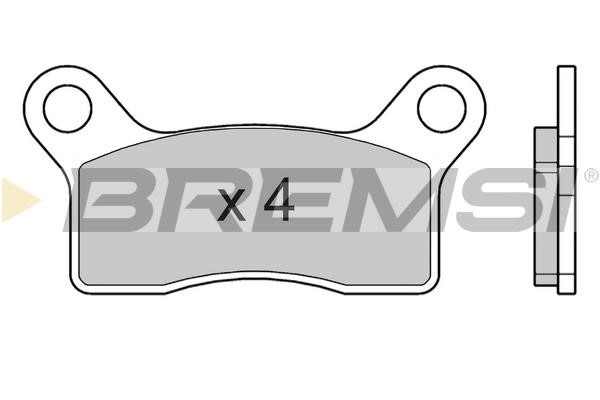 Bremsi BP3765 Тормозные колодки дисковые, комплект BP3765: Отличная цена - Купить в Польше на 2407.PL!