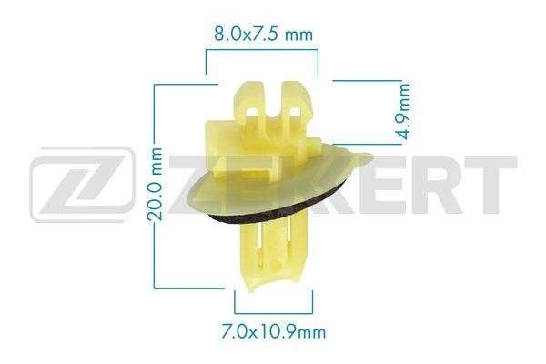 Zekkert BE-3589 Clip, trim/protective strip BE3589: Buy near me at 2407.PL in Poland at an Affordable price!