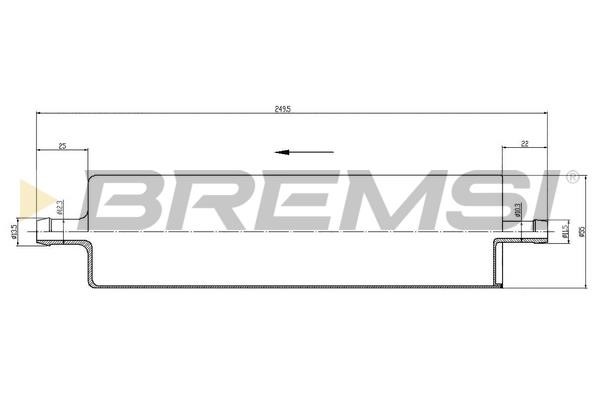 Bremsi FE1017 Топливный фильтр FE1017: Отличная цена - Купить в Польше на 2407.PL!