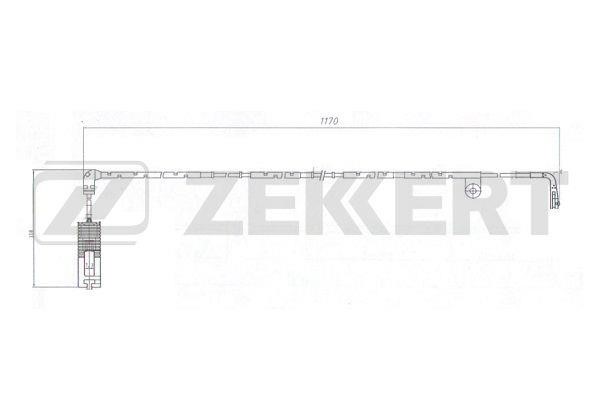 Zekkert BS-8071 Czujnik zużycia klocków hamulcowych BS8071: Dobra cena w Polsce na 2407.PL - Kup Teraz!