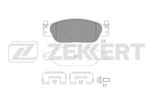 Zekkert BS-3064 Brake Pad Set, disc brake BS3064: Buy near me at 2407.PL in Poland at an Affordable price!