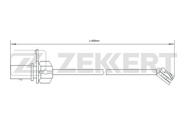 Zekkert BS-8097 Warning contact, brake pad wear BS8097: Buy near me in Poland at 2407.PL - Good price!