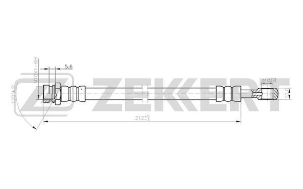 Zekkert BS-9361 Przewód hamulcowy elastyczny BS9361: Dobra cena w Polsce na 2407.PL - Kup Teraz!
