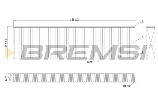 Bremsi FC0474 Filter, Innenraumluft FC0474: Kaufen Sie zu einem guten Preis in Polen bei 2407.PL!