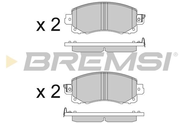 Bremsi BP3821 Brake Pad Set, disc brake BP3821: Buy near me in Poland at 2407.PL - Good price!