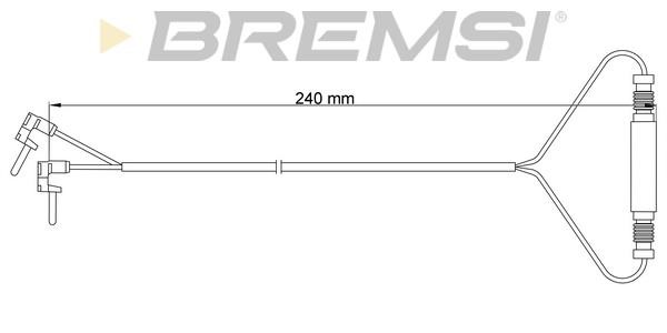 Bremsi WI0628 Bremsbelagwarnkontakte WI0628: Kaufen Sie zu einem guten Preis in Polen bei 2407.PL!