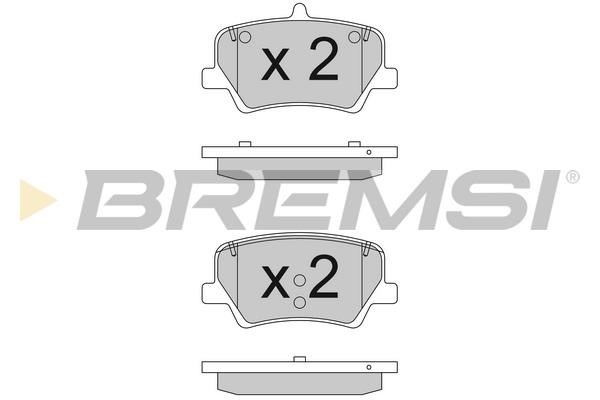 Bremsi BP3839 Тормозные колодки дисковые, комплект BP3839: Отличная цена - Купить в Польше на 2407.PL!