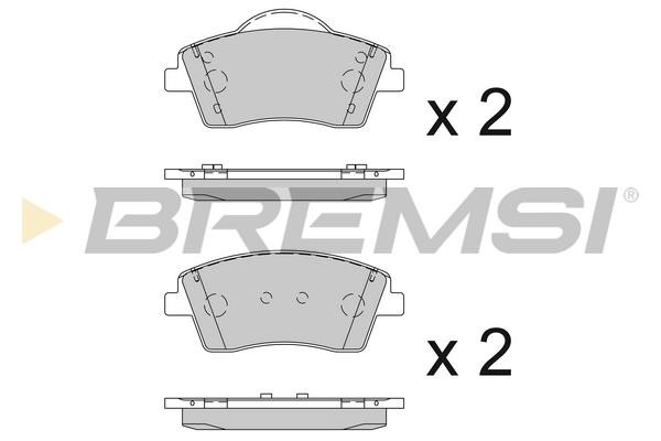Bremsi BP3845 Тормозные колодки дисковые, комплект BP3845: Отличная цена - Купить в Польше на 2407.PL!