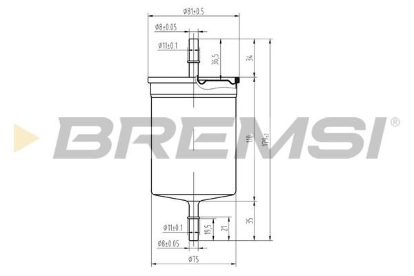 Bremsi FE0394 Fuel filter FE0394: Buy near me at 2407.PL in Poland at an Affordable price!