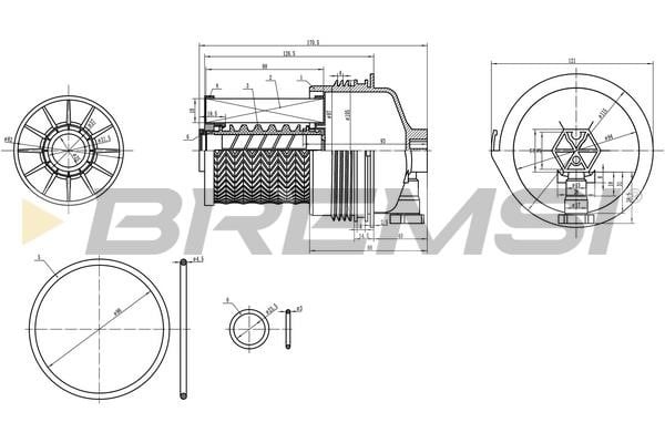 Bremsi FE0361 Топливный фильтр FE0361: Купить в Польше - Отличная цена на 2407.PL!