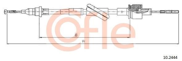 Cofle 92.10.2444 Cable Pull, clutch control 92102444: Buy near me in Poland at 2407.PL - Good price!