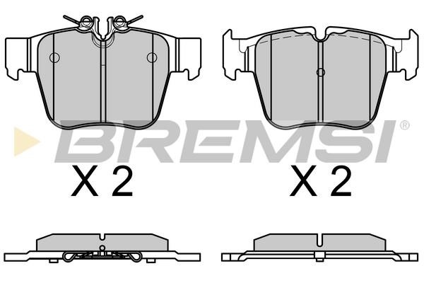 Bremsi BP3757 Rear disc brake pads, set BP3757: Buy near me in Poland at 2407.PL - Good price!