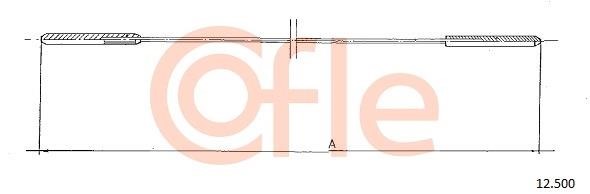 Cofle 92.12.500 Cable, heater flap 9212500: Buy near me at 2407.PL in Poland at an Affordable price!