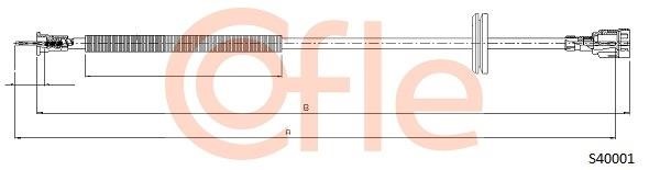 Cofle 92.S40001 Tacho Shaft 92S40001: Buy near me in Poland at 2407.PL - Good price!