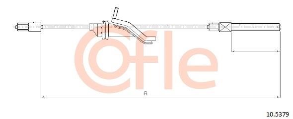 Cofle 92.10.5379 Cable Pull, parking brake 92105379: Buy near me in Poland at 2407.PL - Good price!