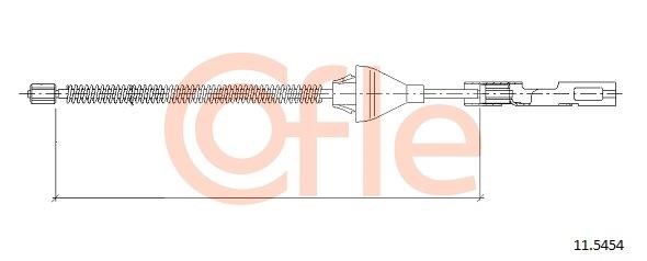 Cofle 92.11.5454 Cable Pull, parking brake 92115454: Buy near me in Poland at 2407.PL - Good price!