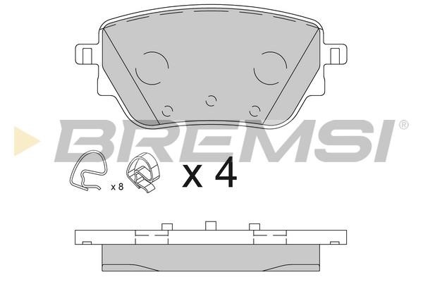 Bremsi BP3855 Brake Pad Set, disc brake BP3855: Buy near me in Poland at 2407.PL - Good price!