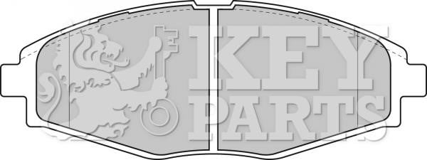 Key parts KBP1649 Brake Pad Set, disc brake KBP1649: Buy near me in Poland at 2407.PL - Good price!