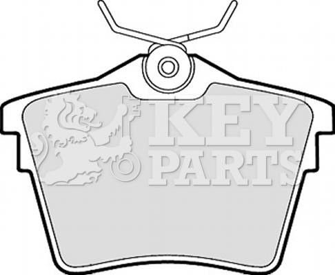 Key parts KBP1899 Тормозные колодки дисковые, комплект KBP1899: Отличная цена - Купить в Польше на 2407.PL!
