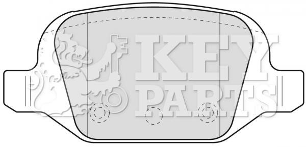 Key parts KBP1775 Scheibenbremsbeläge, Set KBP1775: Kaufen Sie zu einem guten Preis in Polen bei 2407.PL!