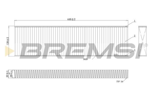 Bremsi FC0474A Filter, Innenraumluft FC0474A: Kaufen Sie zu einem guten Preis in Polen bei 2407.PL!