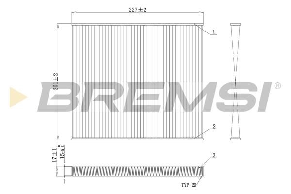 Bremsi FC0447A Filter, interior air FC0447A: Buy near me in Poland at 2407.PL - Good price!