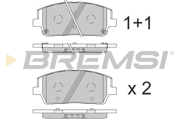 Bremsi BP3860 Тормозные колодки дисковые, комплект BP3860: Отличная цена - Купить в Польше на 2407.PL!