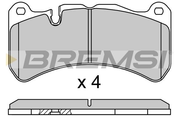 Bremsi BP3752 Тормозные колодки дисковые передние, комплект BP3752: Отличная цена - Купить в Польше на 2407.PL!