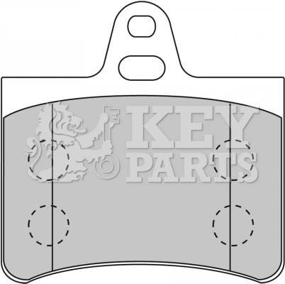 Key parts KBP1710 Brake Pad Set, disc brake KBP1710: Buy near me in Poland at 2407.PL - Good price!