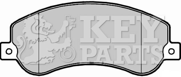Key parts KBP2281 Brake Pad Set, disc brake KBP2281: Buy near me in Poland at 2407.PL - Good price!