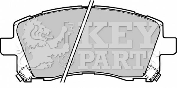 Key parts KBP1680 Тормозные колодки дисковые, комплект KBP1680: Отличная цена - Купить в Польше на 2407.PL!
